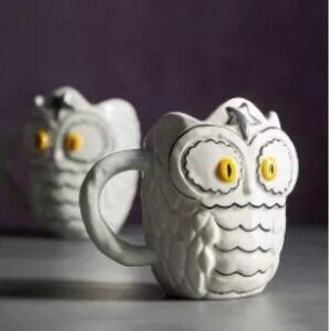 Anthropologie Francesca Kaye Owl Mug- New in Box